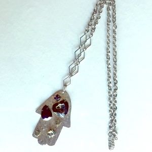 ANTHROPOLOGIE Hamsa Hand Necklace